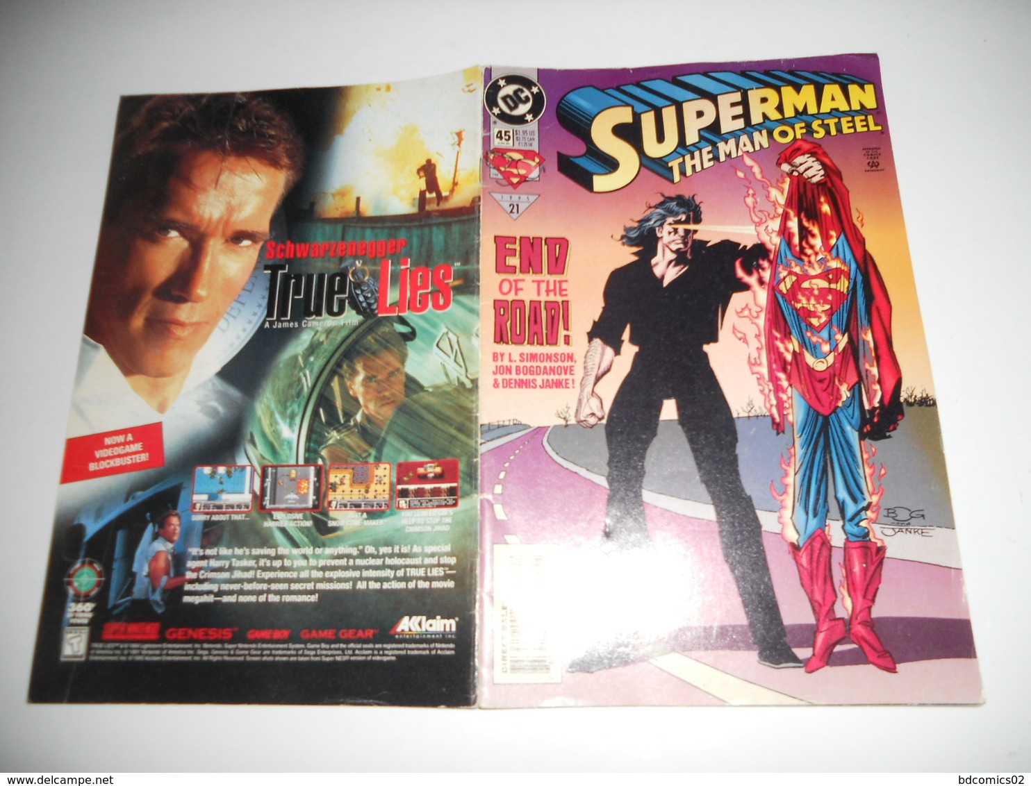 Superman: The Man Of Steel N°45 (DC, 1995) Clark Kent, End Of The Road Comic Book EN V O - Other & Unclassified