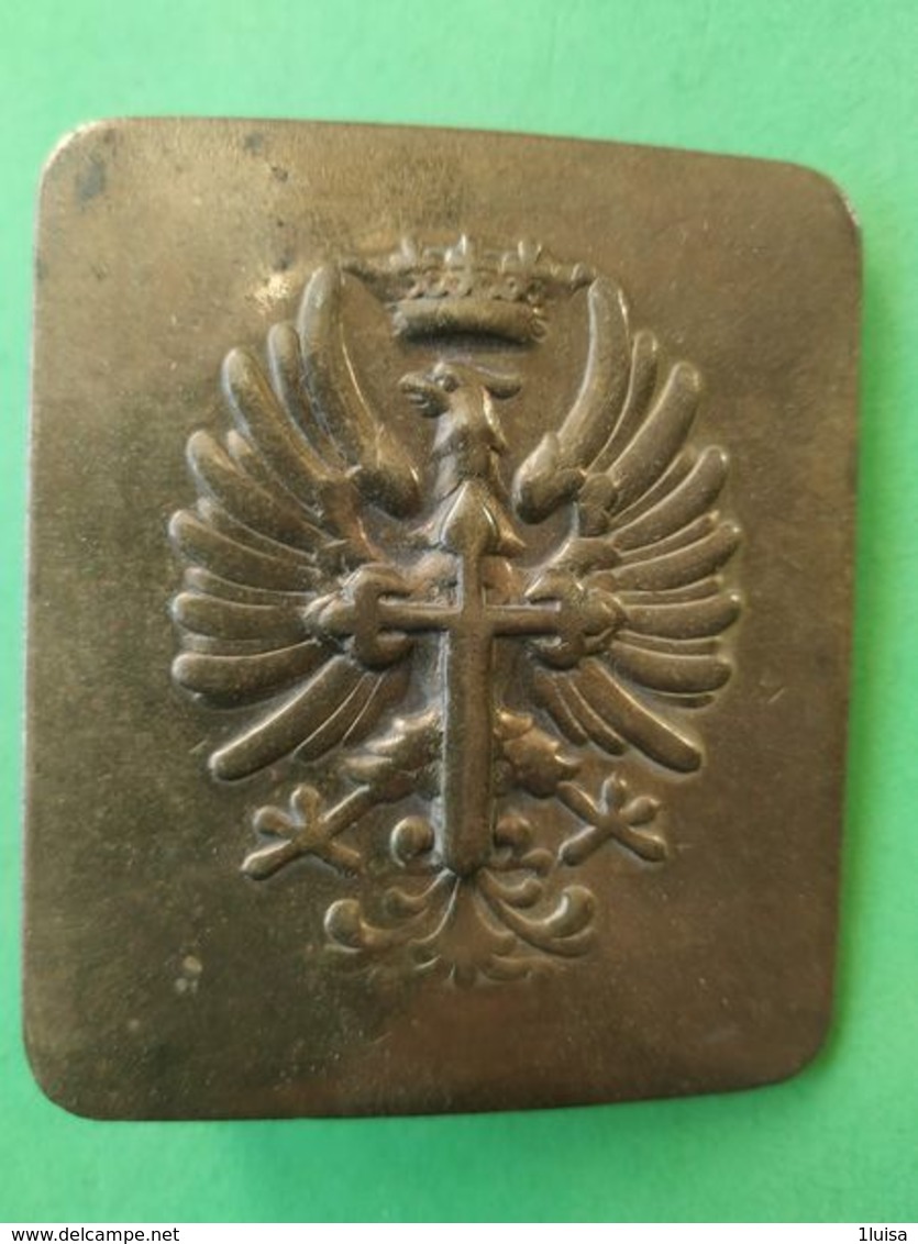 FIBBIA DA CINTURA BELT BUCKLE Spagna - 1939-45