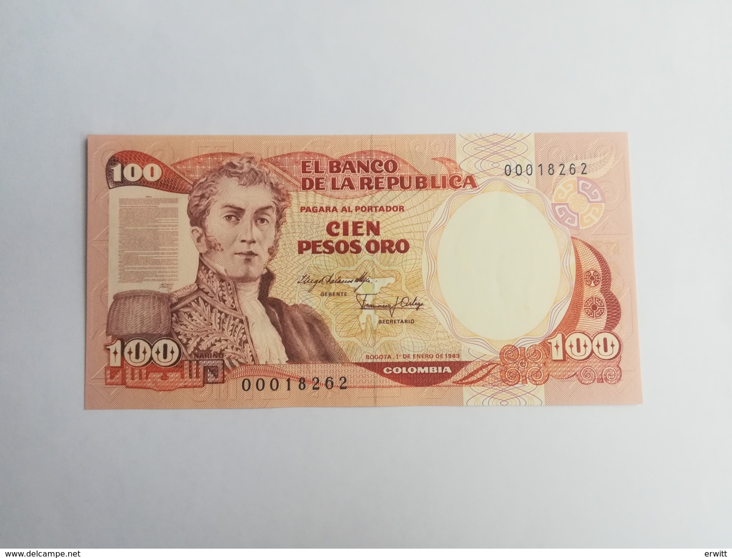 COLOMBIA 100 PESOS ORO 1983 - Colombia