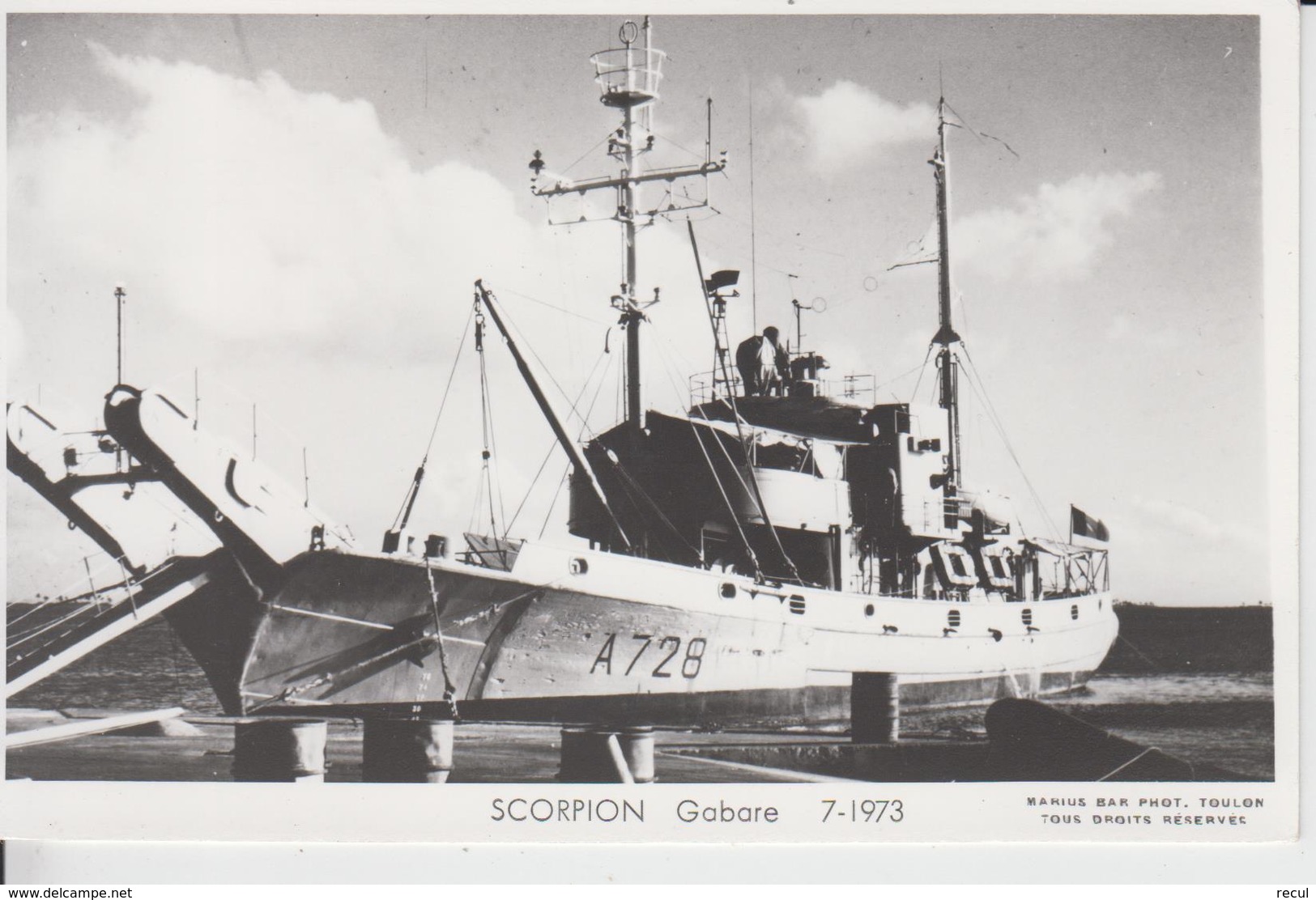 BATEAUX - SCORPION - Gabare 7-1973 - Commerce