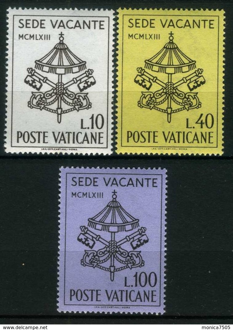 VATICAN ( POSTE ) : Y&T N°  380/382  TIMBRES  NEUFS  SANS  TRACE  DE  CHARNIERE . - Neufs