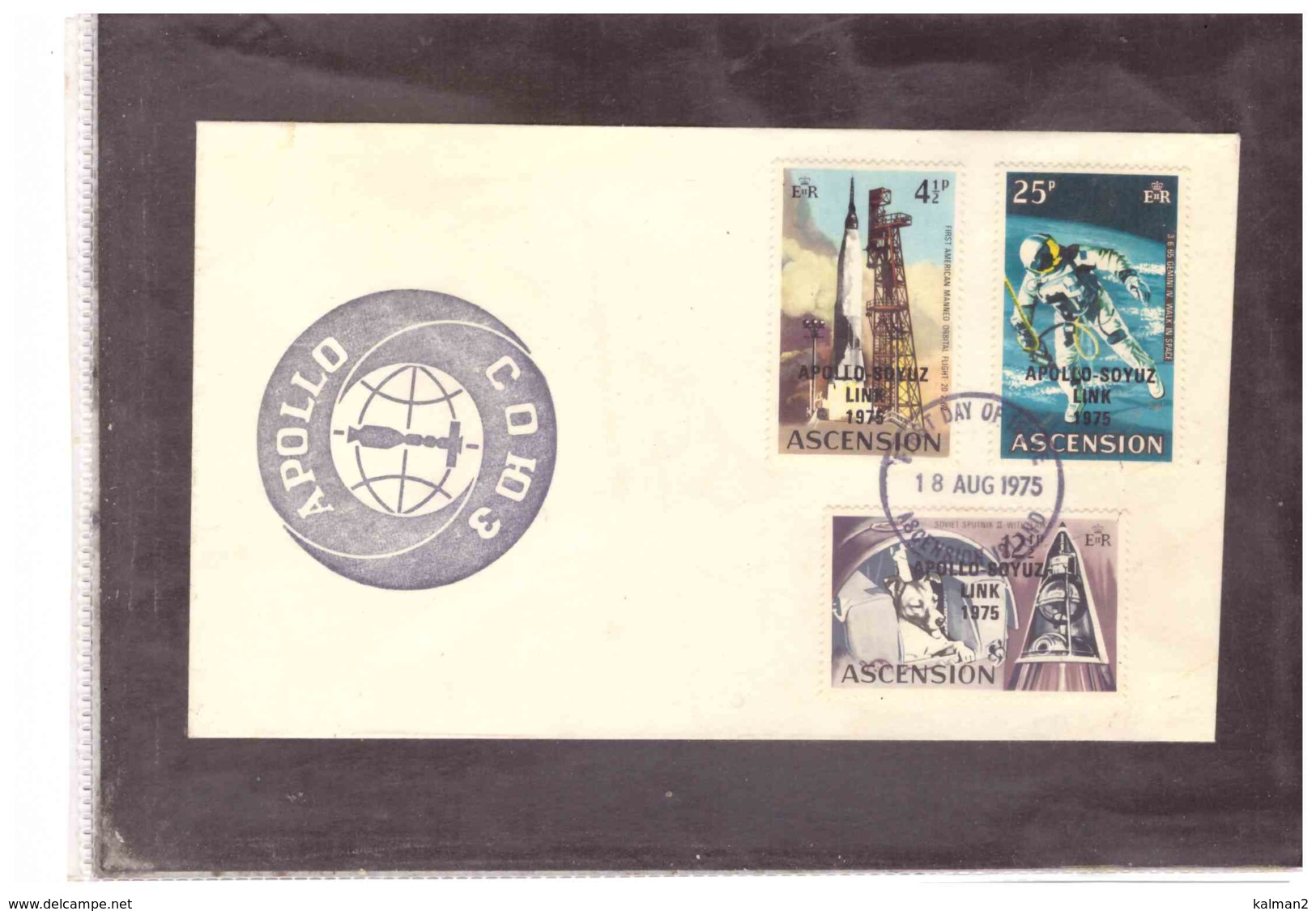 TEM7848   -  ASCENSION ISL.  18.8.1975   /   FDC  Y & T. Nr. 190/192 - Altri & Non Classificati