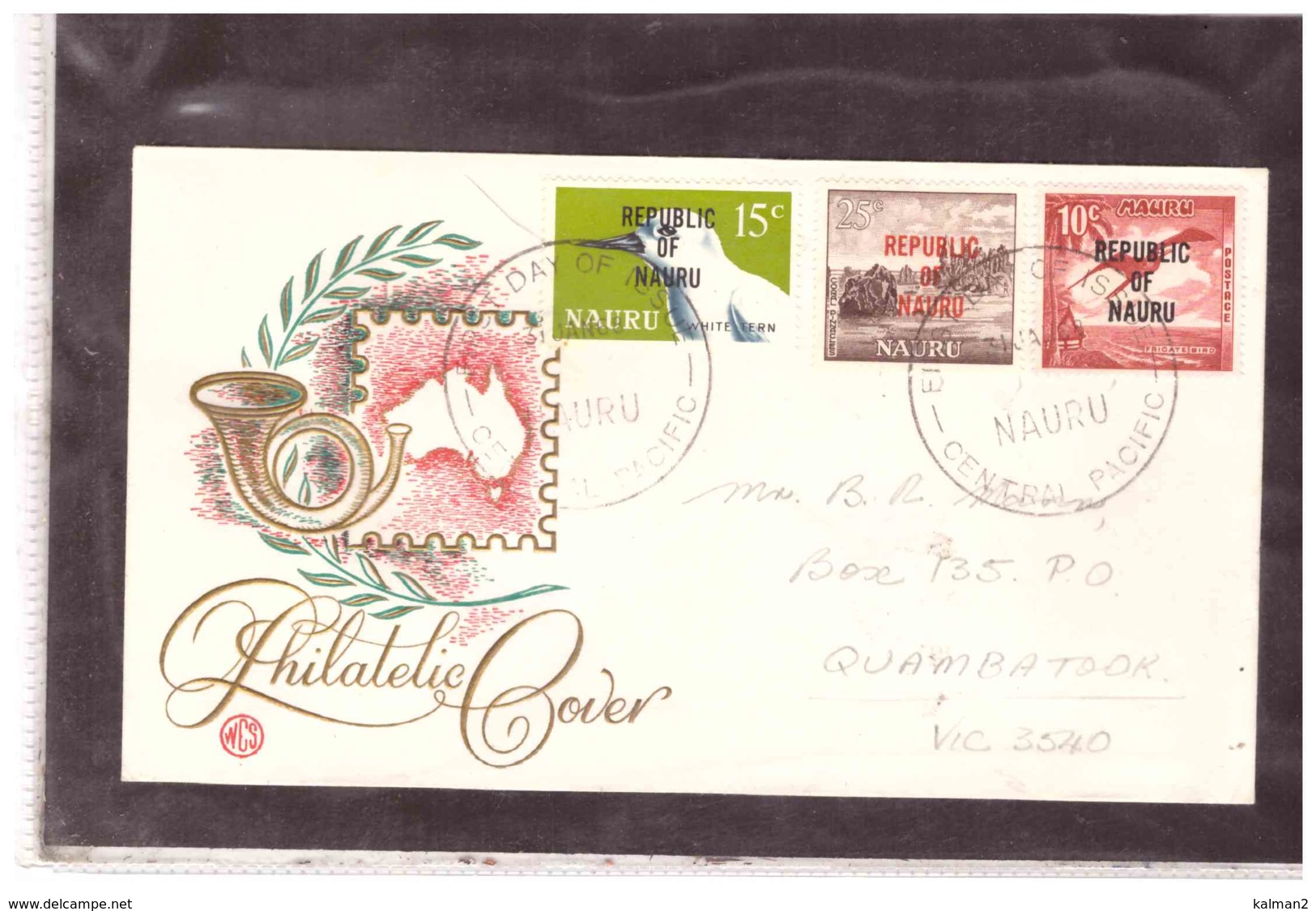 TEM7786   -  NAURU   31.1.1968  /   FDC  Mi. Nr. 69/71+73+75/78+81/82 - Nauru