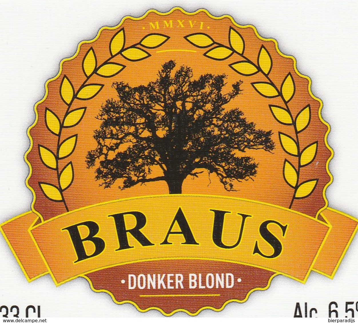 Etiket  Braus - Bière