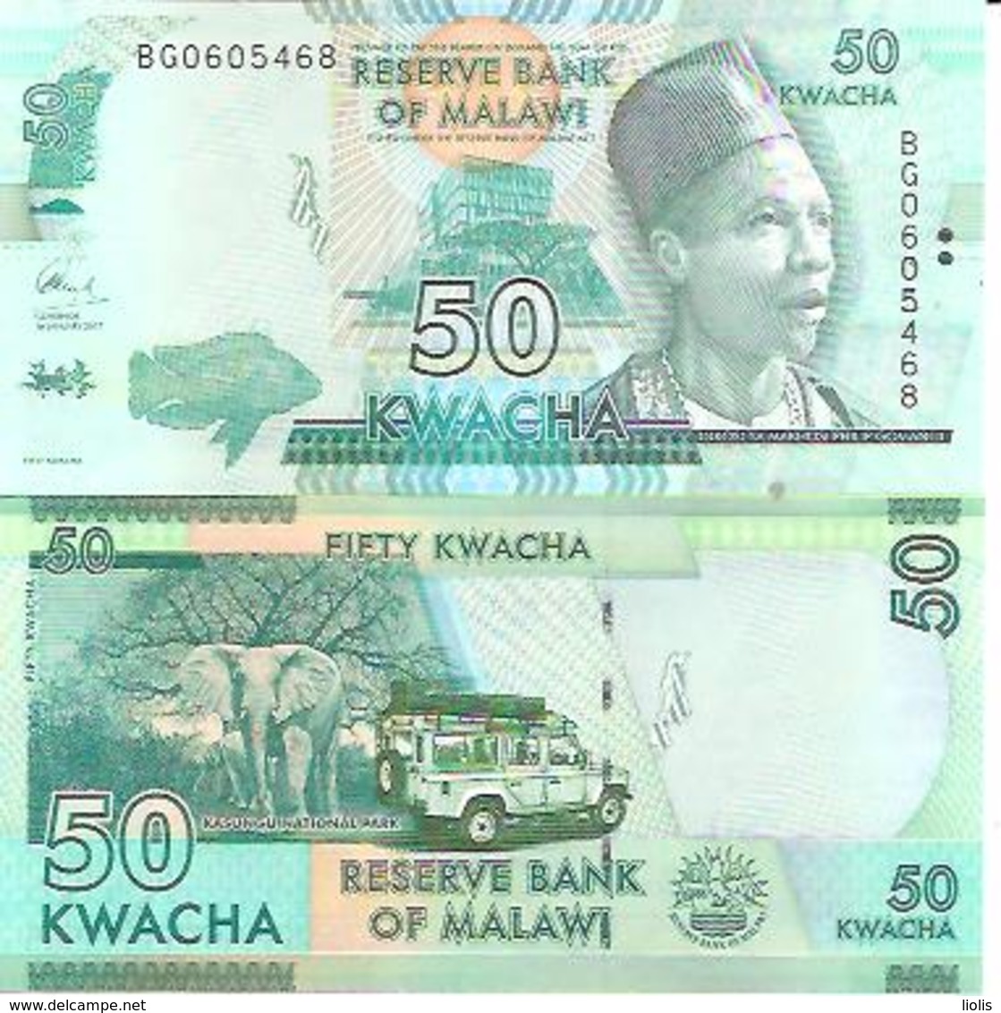 Malawi  New  50 Kwacha  2017  UNC - Malawi
