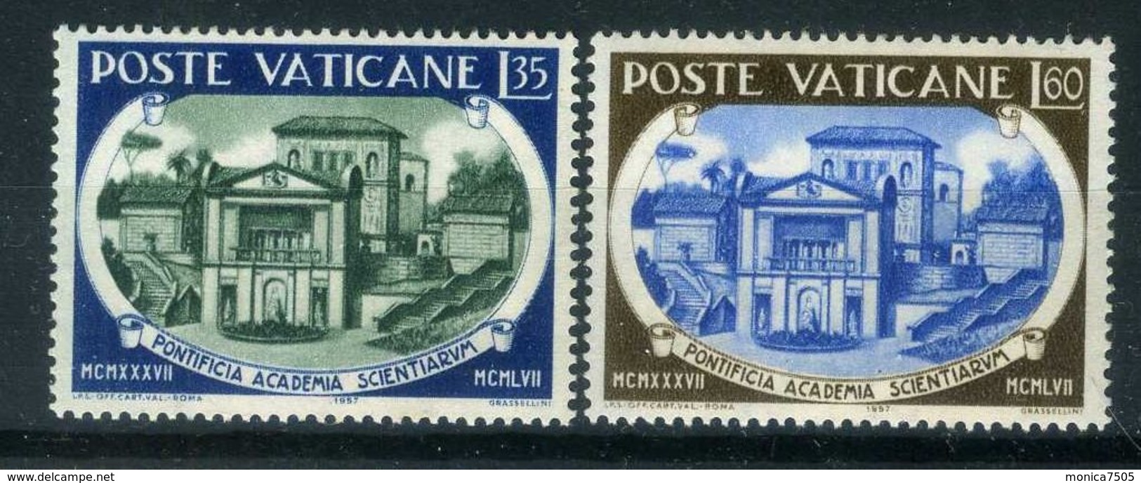 VATICAN ( POSTE ) : Y&T N°  245/246  TIMBRES  NEUFS  SANS  TRACE  DE  CHARNIERE . - Neufs