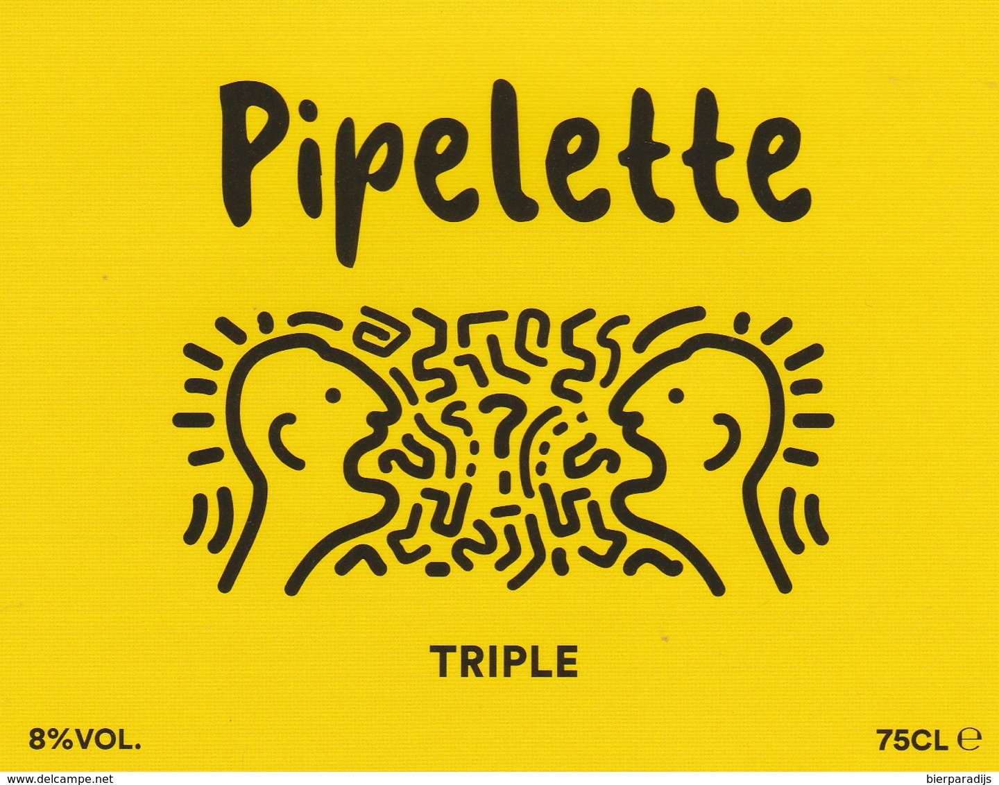 Etiket   Pipelette - Bière