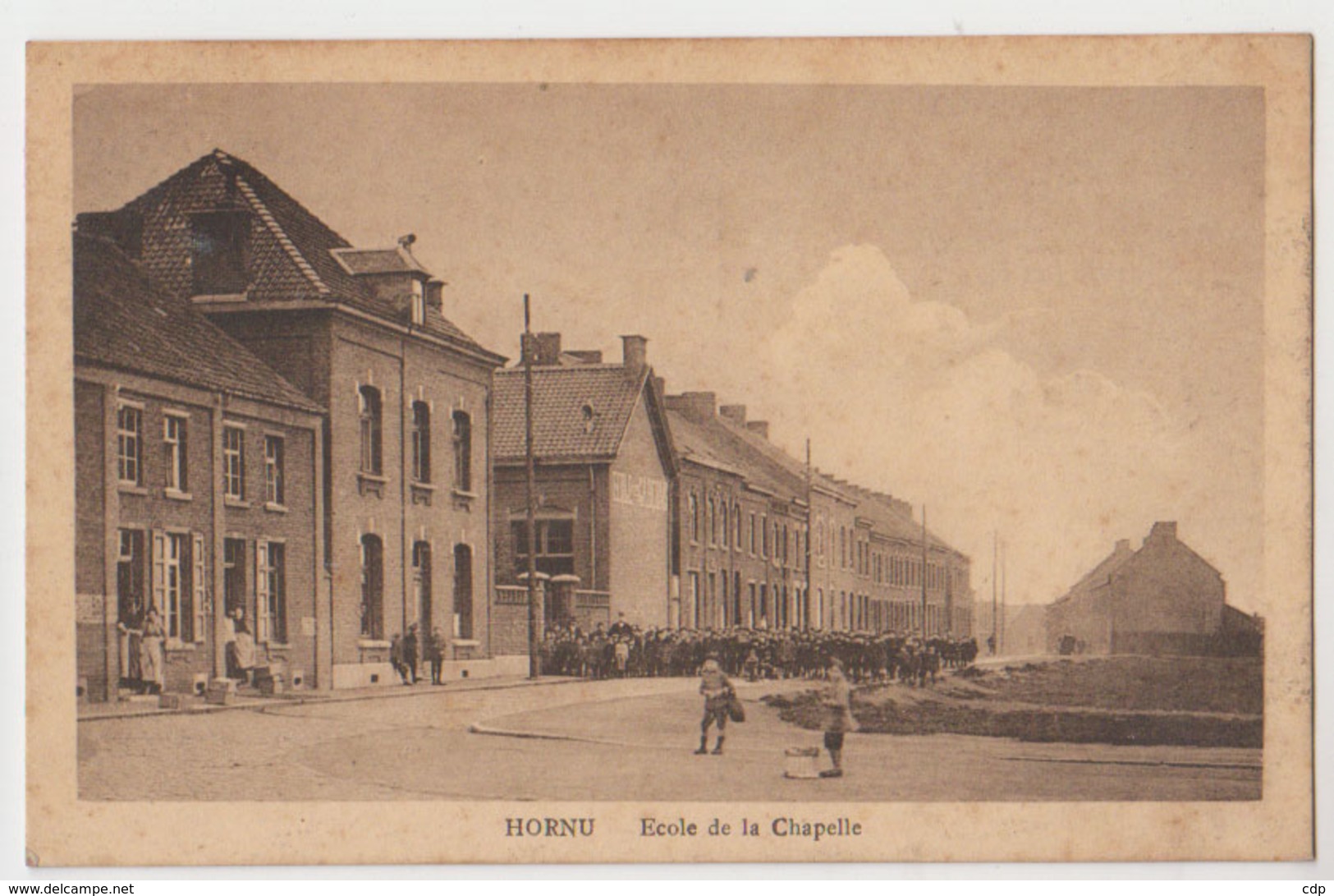 Cpa Boussu   écoles  1927 - Boussu