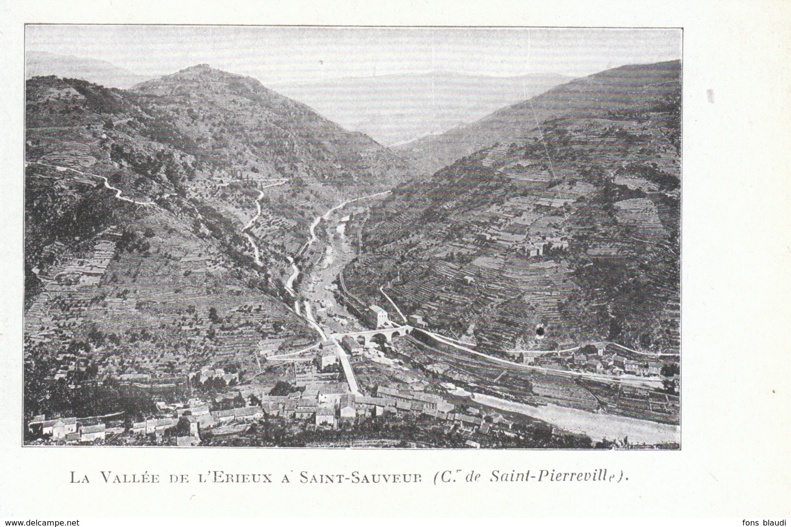 1924 - Iconographie - Saint-Sauveur-de-Montagut (Ardèche) - Vue Générale - FRANCO DE PORT - Non Classés