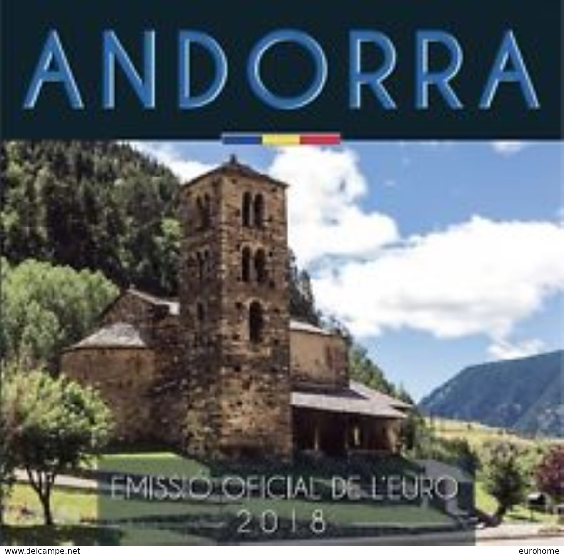 Andorra 2018   BU Met De 8 Munten Van 1ct Tot 2 Euro - Coffret Avec Les 8 Pièces De 1ct à 2 Euro    !! - Andorre