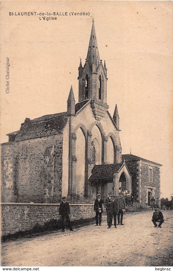 SAINT LAURENT DE LA SALLE       EGLISE - Sainte Hermine