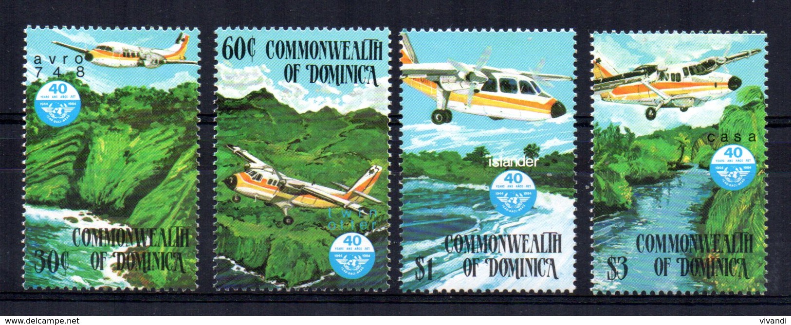 Dominica - 1984 - 40th Anniversary International Civil Aviation Org - MNH - Dominica (1978-...)