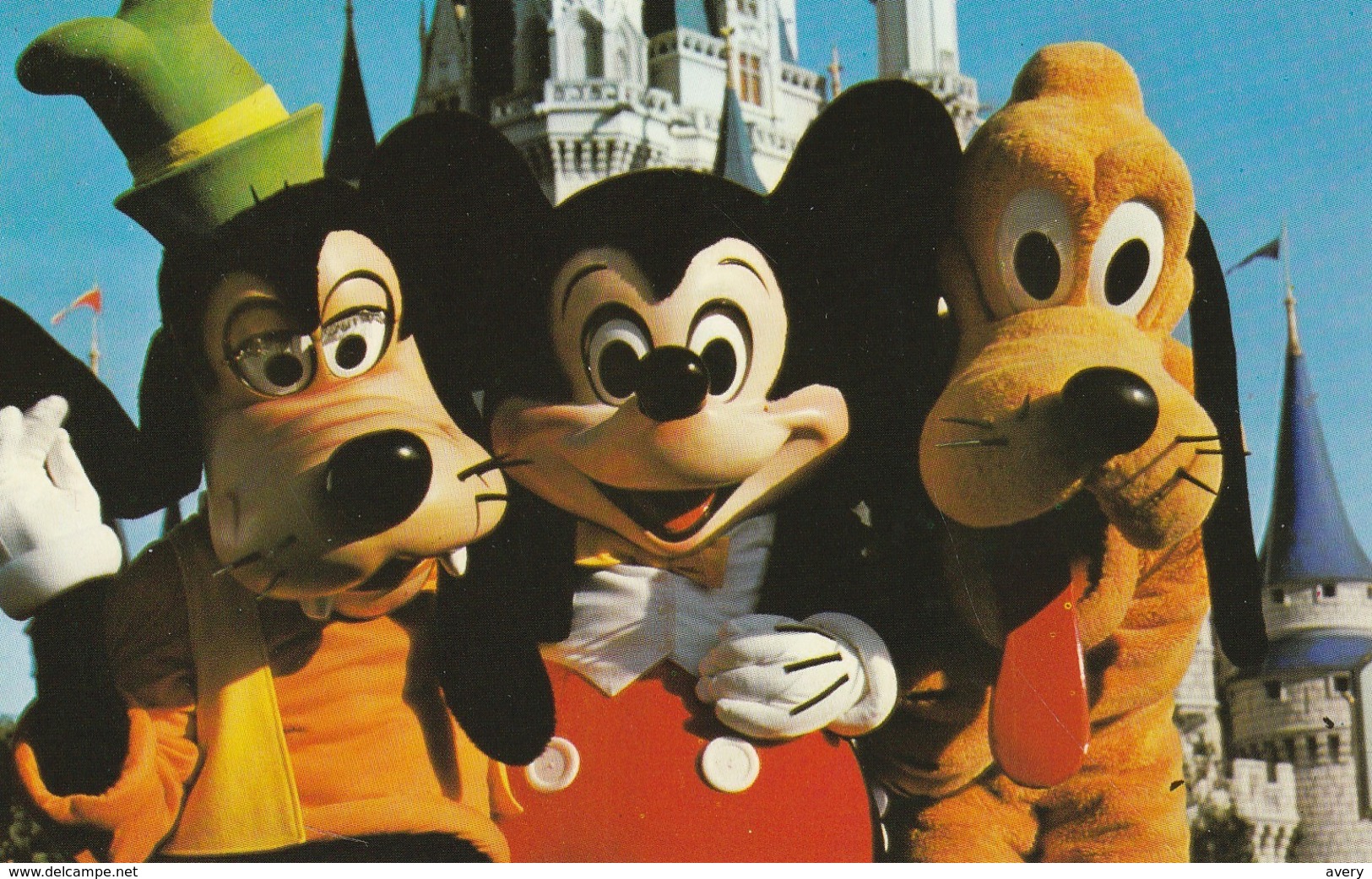 Goofy, Mickey Mouse And Pluto Greet Magic Kingdom Guests With Hearty Handshakes And Hugs Galore. - Disneyworld
