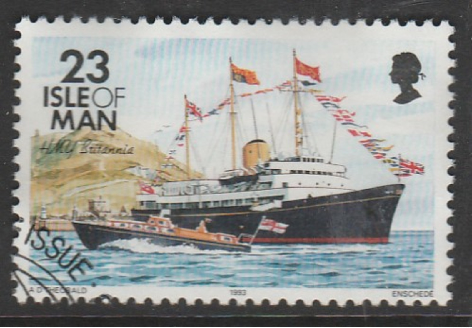 Isle Of Man 1993 Ships 23 P Multicoloured Used SW 527 - Isle Of Man