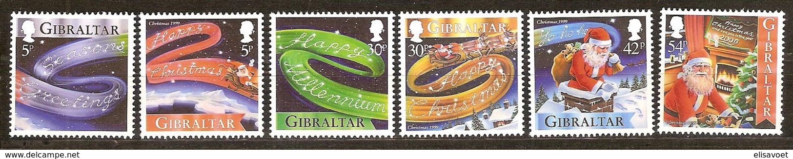 Gibraltar  1999 Yvertn° 896-901 *** MNH  Cote 8,50 Euro Christmas Kerstmis Noël - Gibraltar