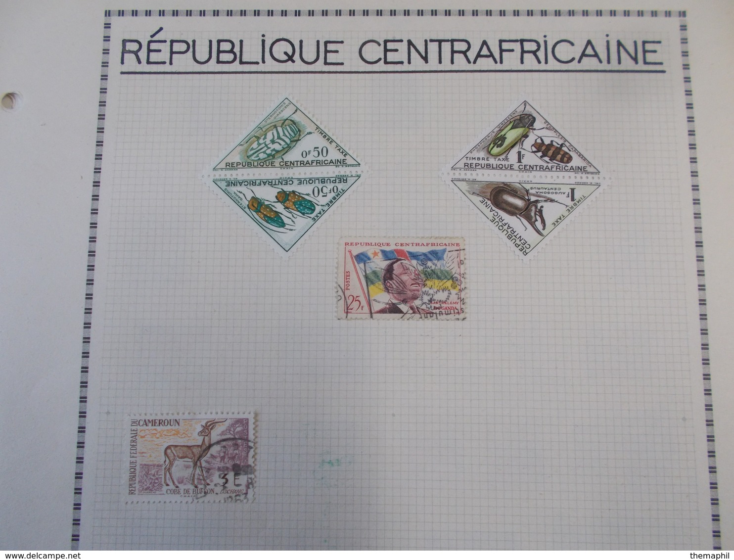 lot n° 635  MONACO algerie senegal  neufs * ou obl.    sur page d'albums.  no paypal