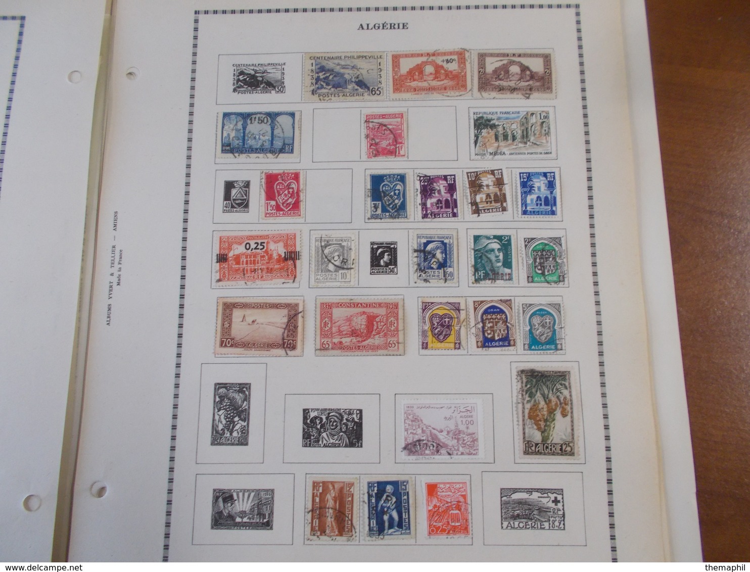 lot n° 635  MONACO algerie senegal  neufs * ou obl.    sur page d'albums.  no paypal