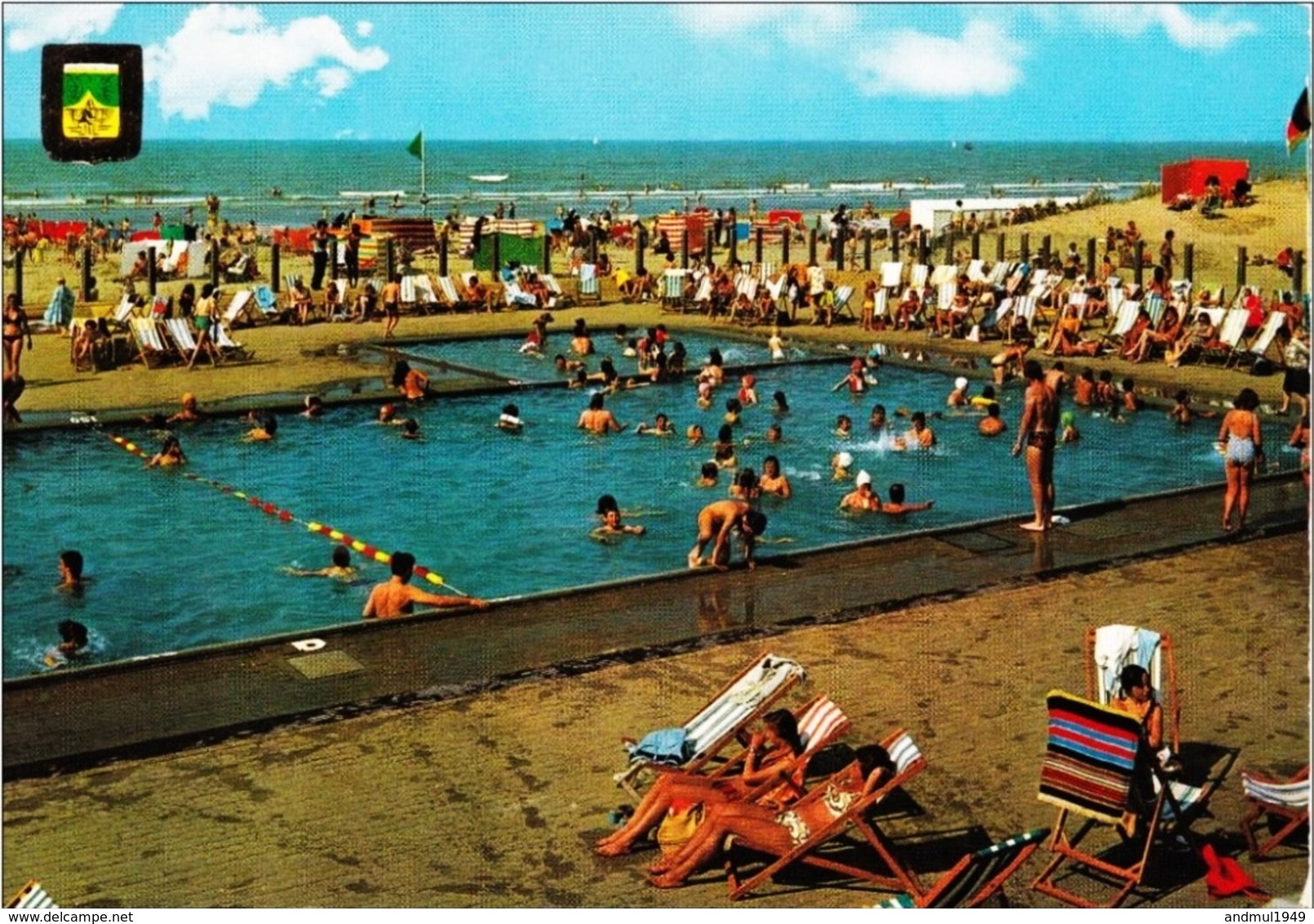 OOSTDUINKERKE - Piscine De Natation - Oblitération De 1980 - Oostduinkerke