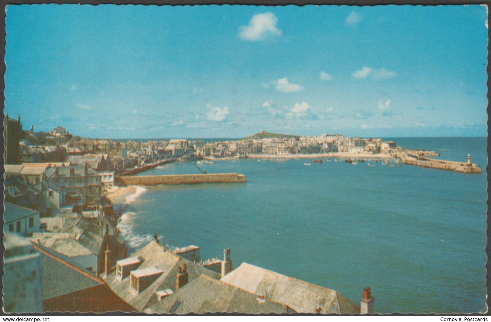 The Harbour, St Ives, Cornwall, 1969 - Photographic Greeting Card Co Postcard - St.Ives