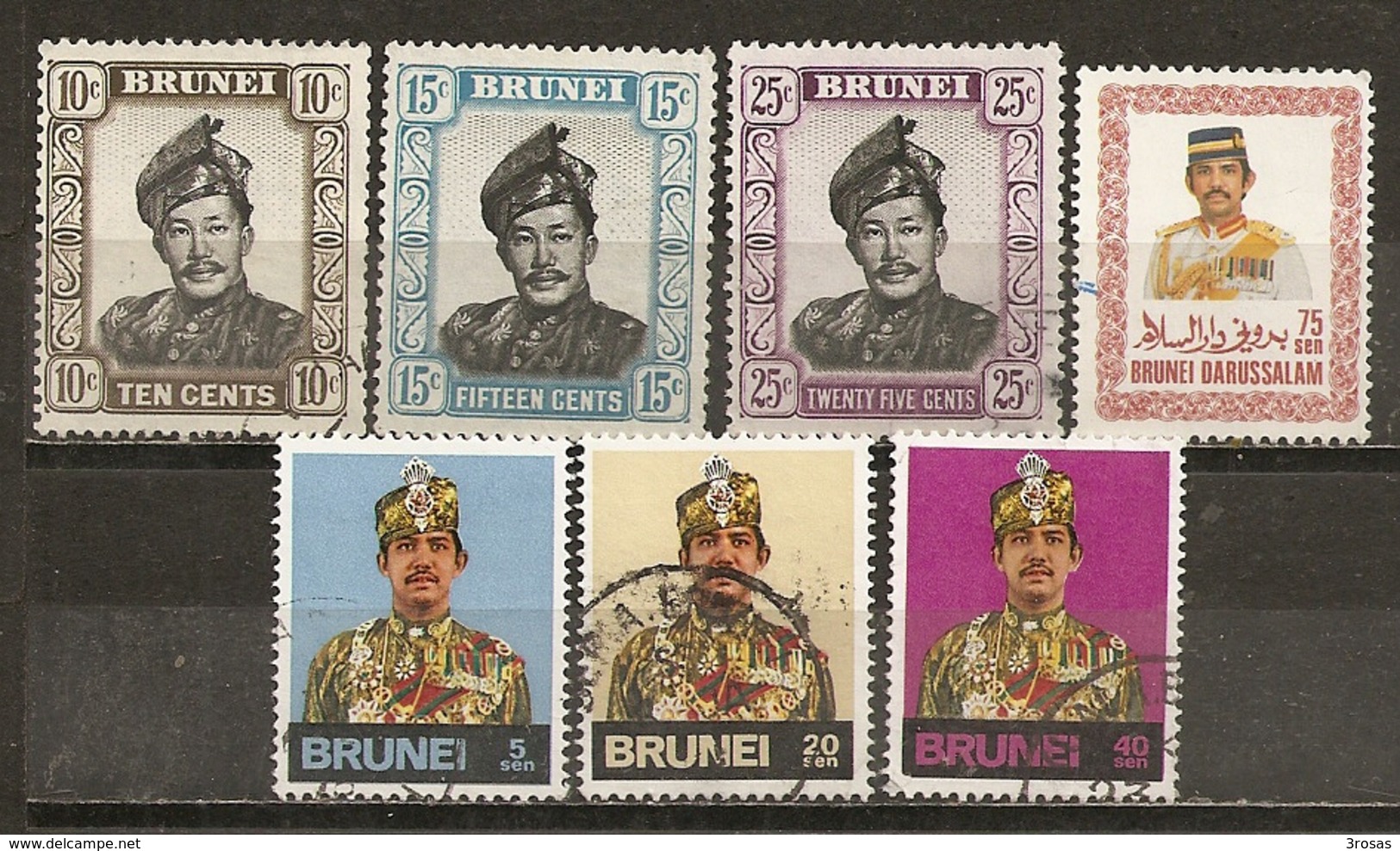 Brunei 1974 Sultan Obl - Brunei (1984-...)