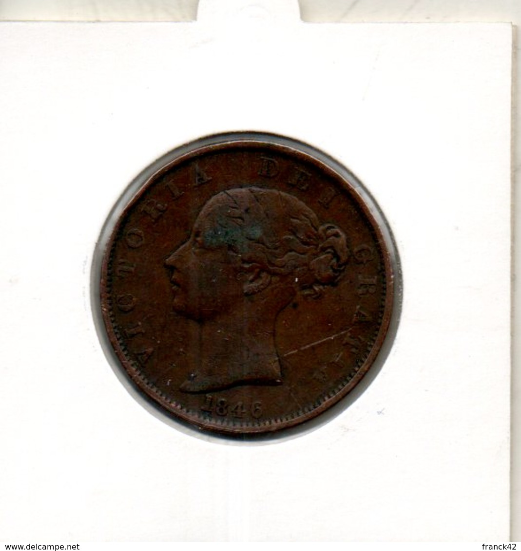 1 Penny 1846. Victoria Jeune - D. 1 Penny