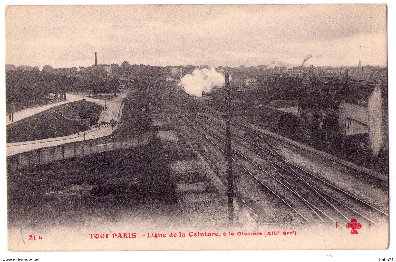 3564- Paris ( XIIIe ) - Ligne De La Ceinture à La Glacière - F.Fleury N°21 - - Arrondissement: 13