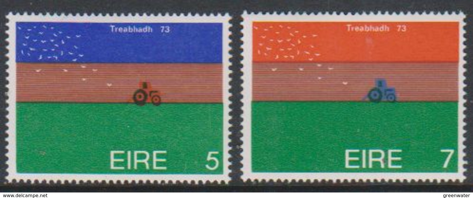 Ireland 1973 Weltmeisterschaf In Pflügen 2v ** Mnh (41424H) - Ungebraucht