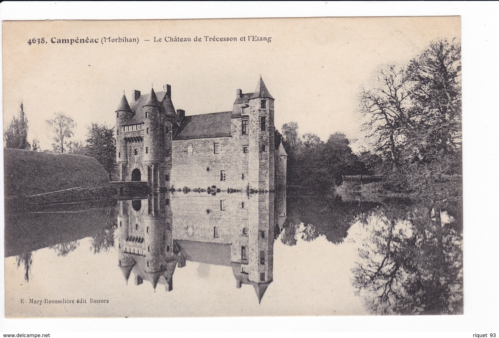 4638 - CAMPENEAC - Le Château De Trécesson Et L'Etang - Other & Unclassified