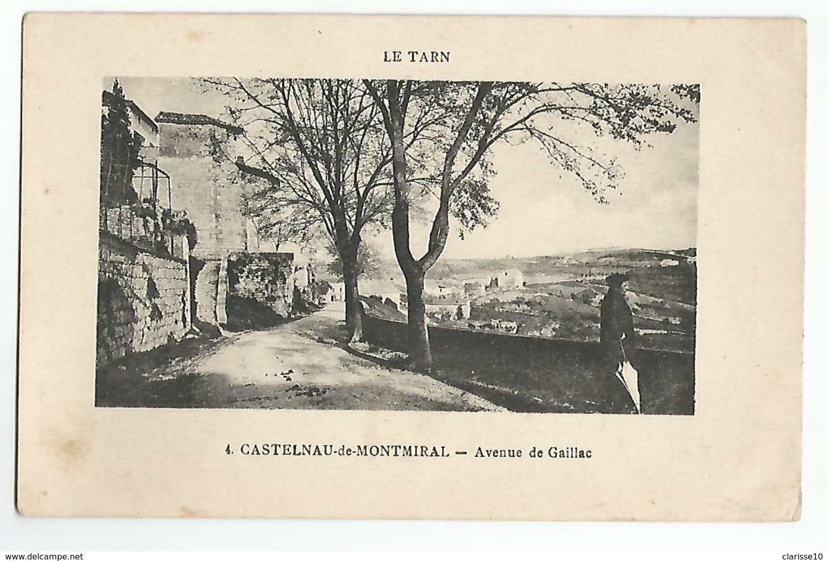 81 Castelnau De Montmirail Avenue De Gaillac Animée N°4 - Castelnau De Montmirail