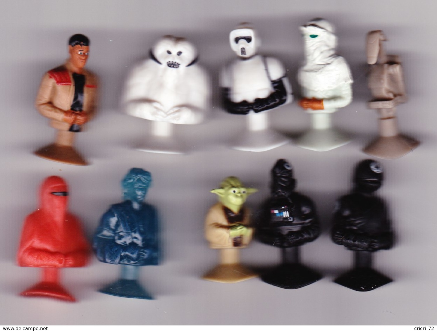 10 Micropopz Star Wars Leclerc 2017 Tous Différents - Autres & Non Classés