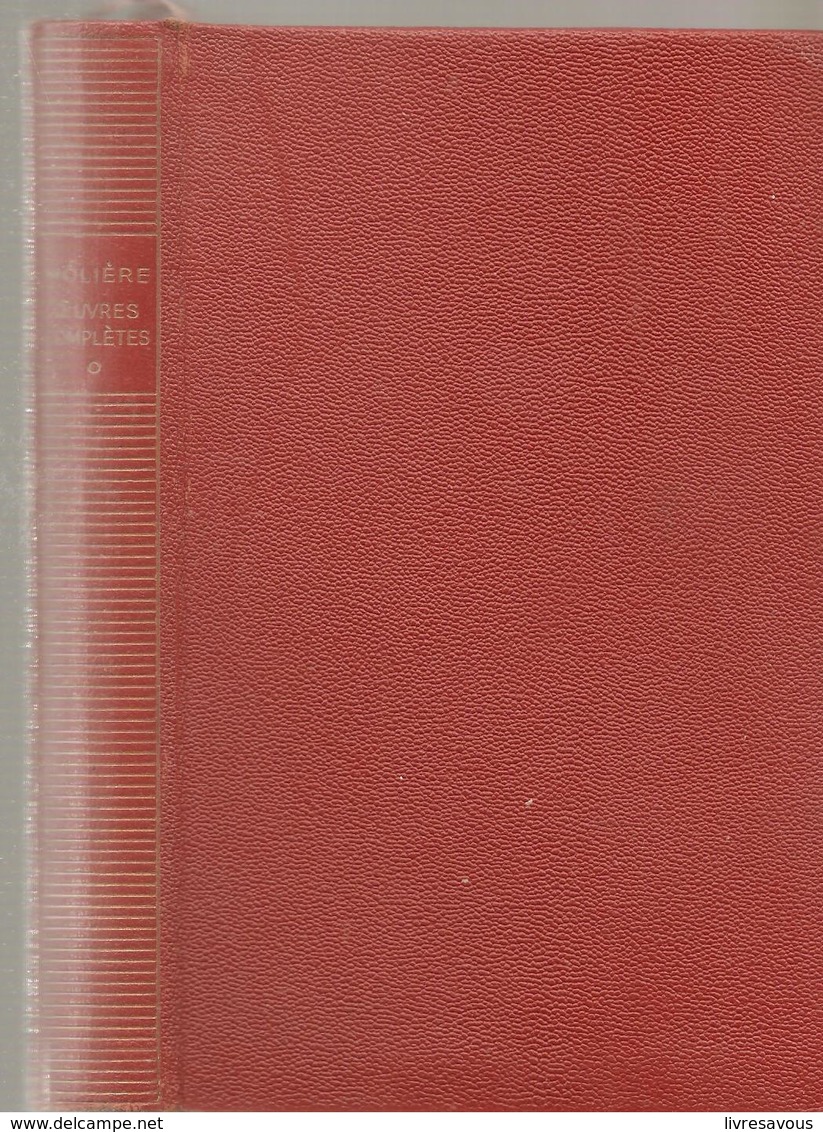 La Pléiade Molière Oeuvres Complètes Tome 1 Texte établi Et Annoté Par Maurice RAT - La Pleyade