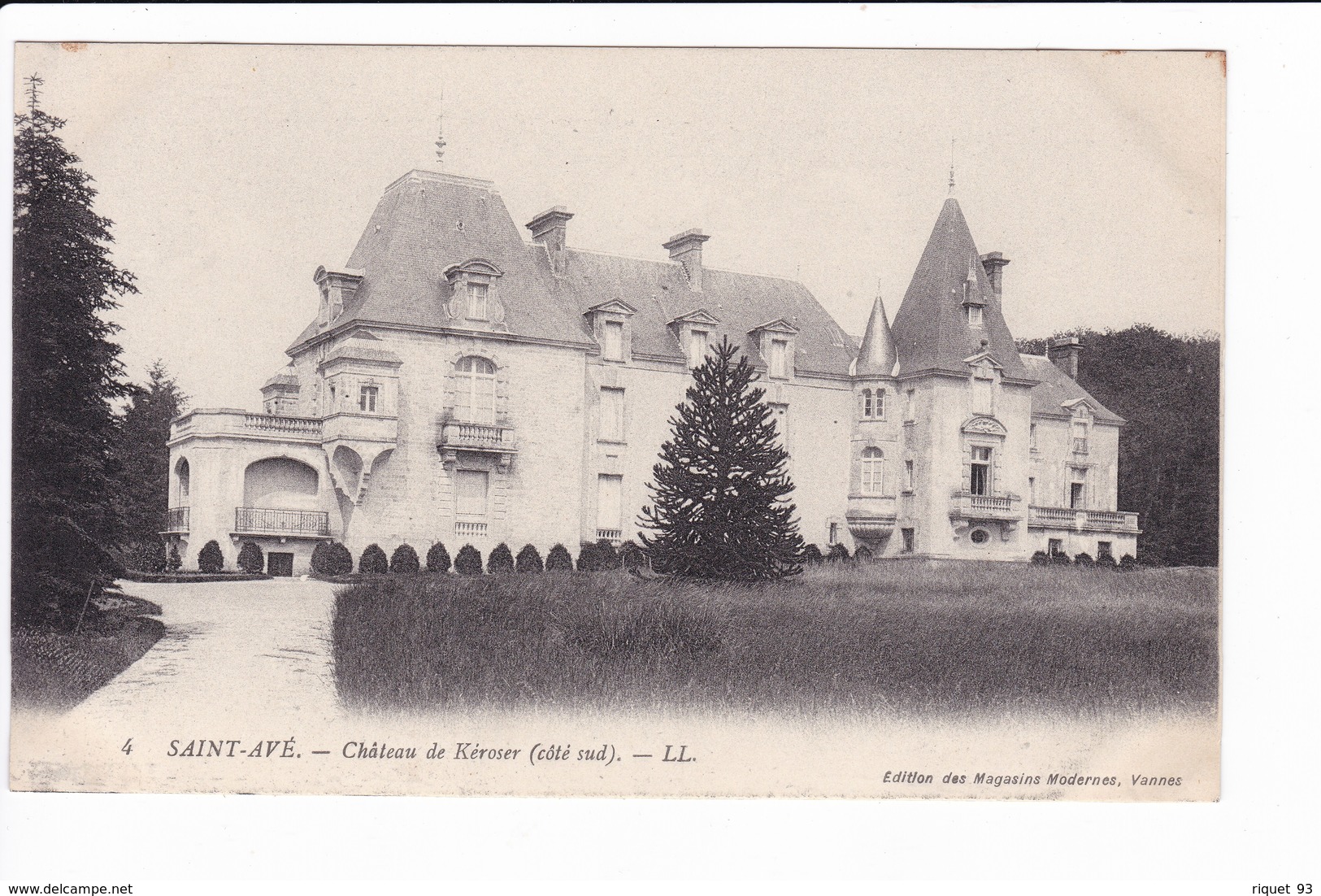 4 - SAINT-AVE - Château De Kéroser (Côté Sud) LL - Other & Unclassified