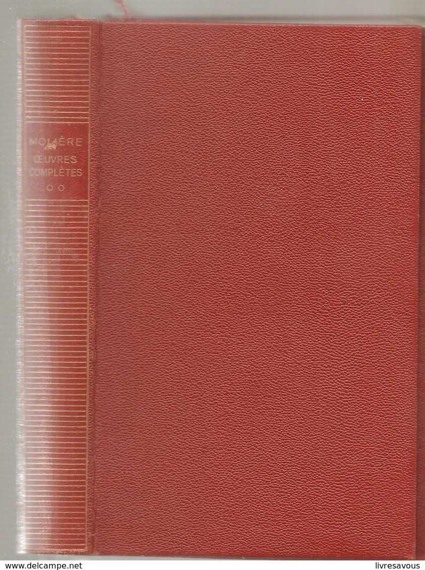 La Pléiade Molière Oeuvres Complètes Tome 2 Texte établi Et Annoté Par Maurice RAT - La Pleiade