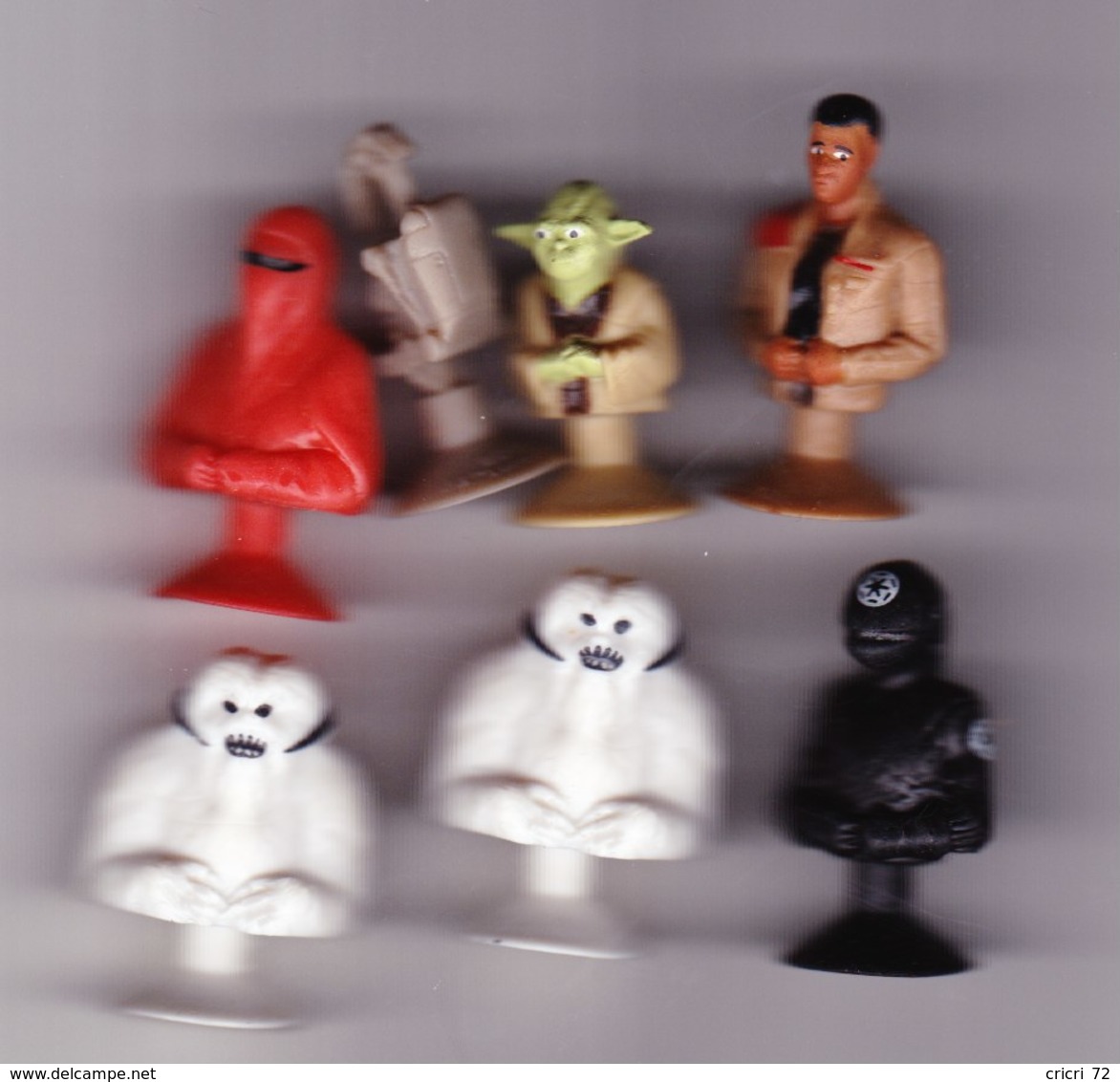 6 Micropopz Star Wars Leclerc 2017 Tous Différents +1 Double Total 7 - Autres & Non Classés