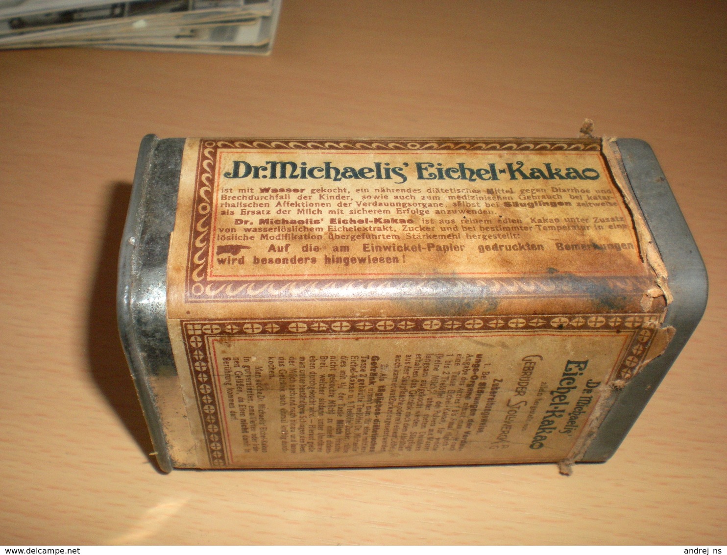 Stollwerck Dr Michaelis Eichel Kakao Old Box - Boîtes/Coffrets