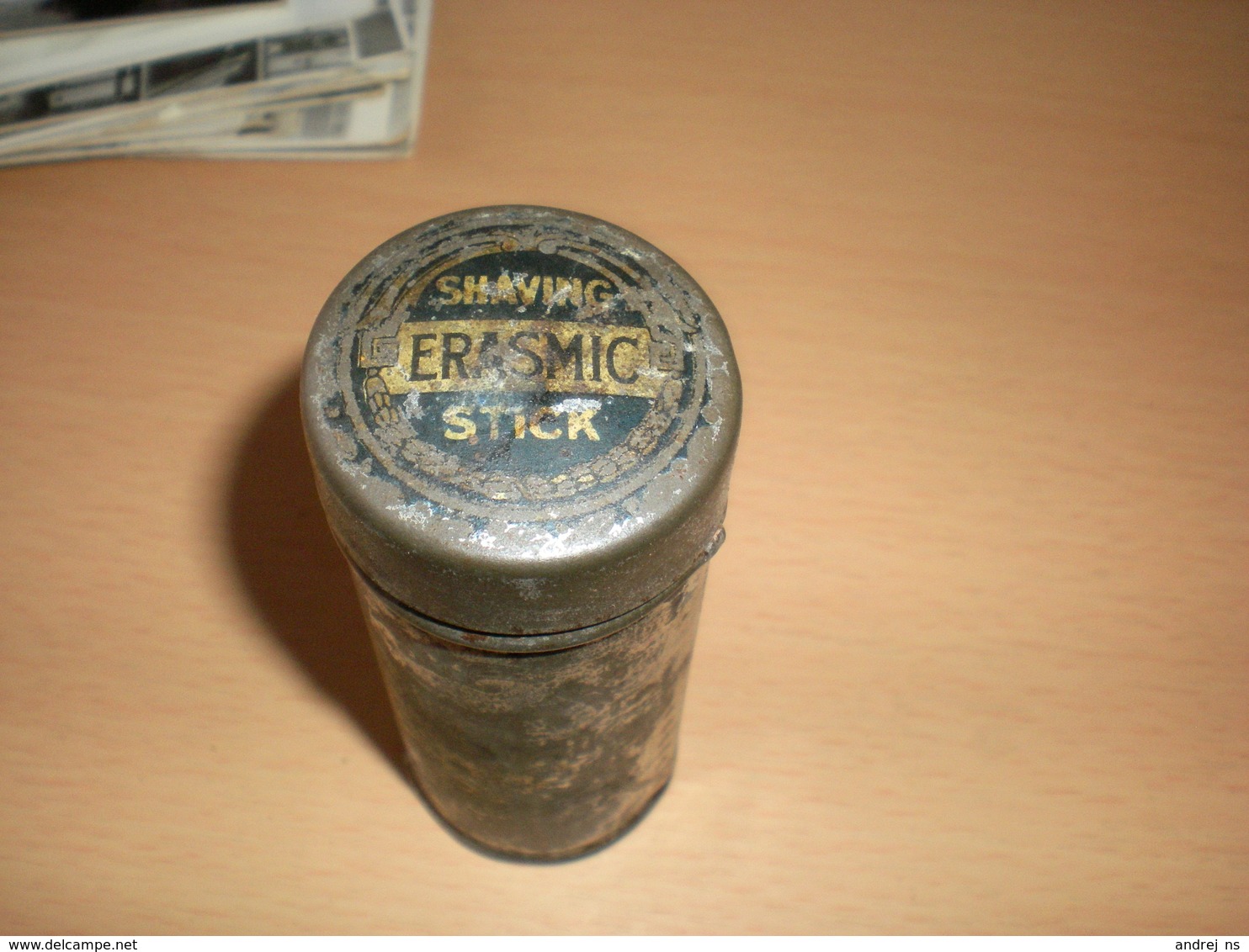 Shaving Erasmic Stick Old Box Tin - Boîtes/Coffrets