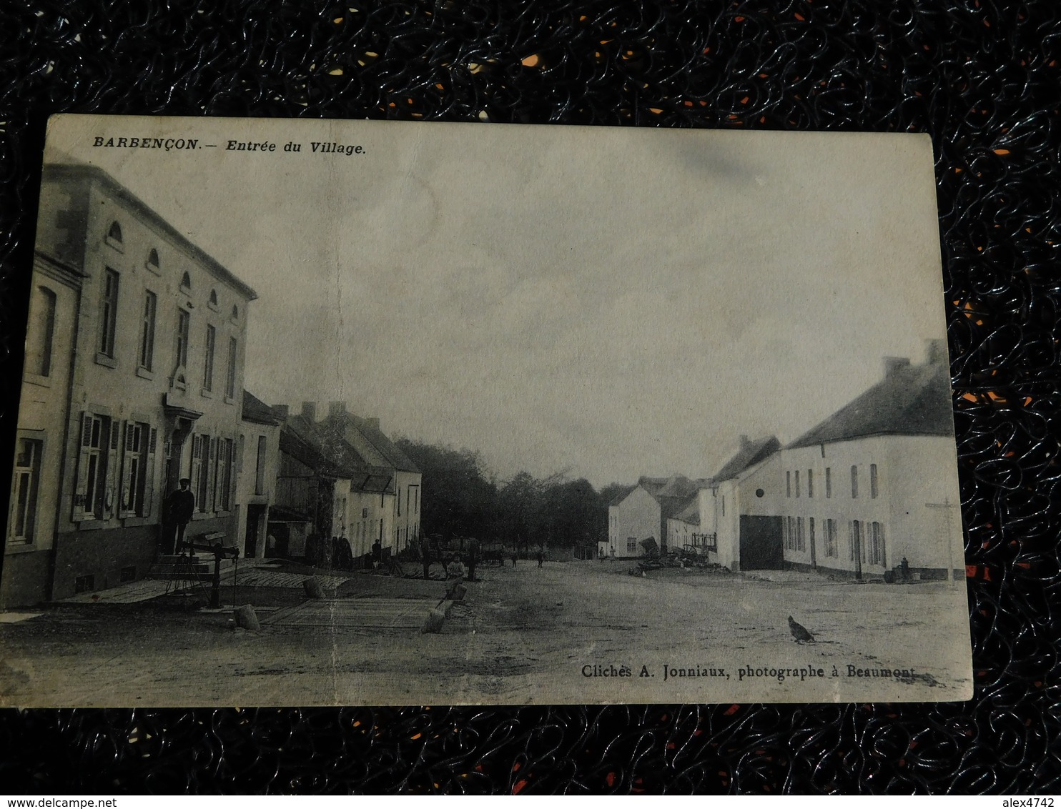 Barbençon, Entrée Du Village, 1913, Timbre (G6) - Beaumont