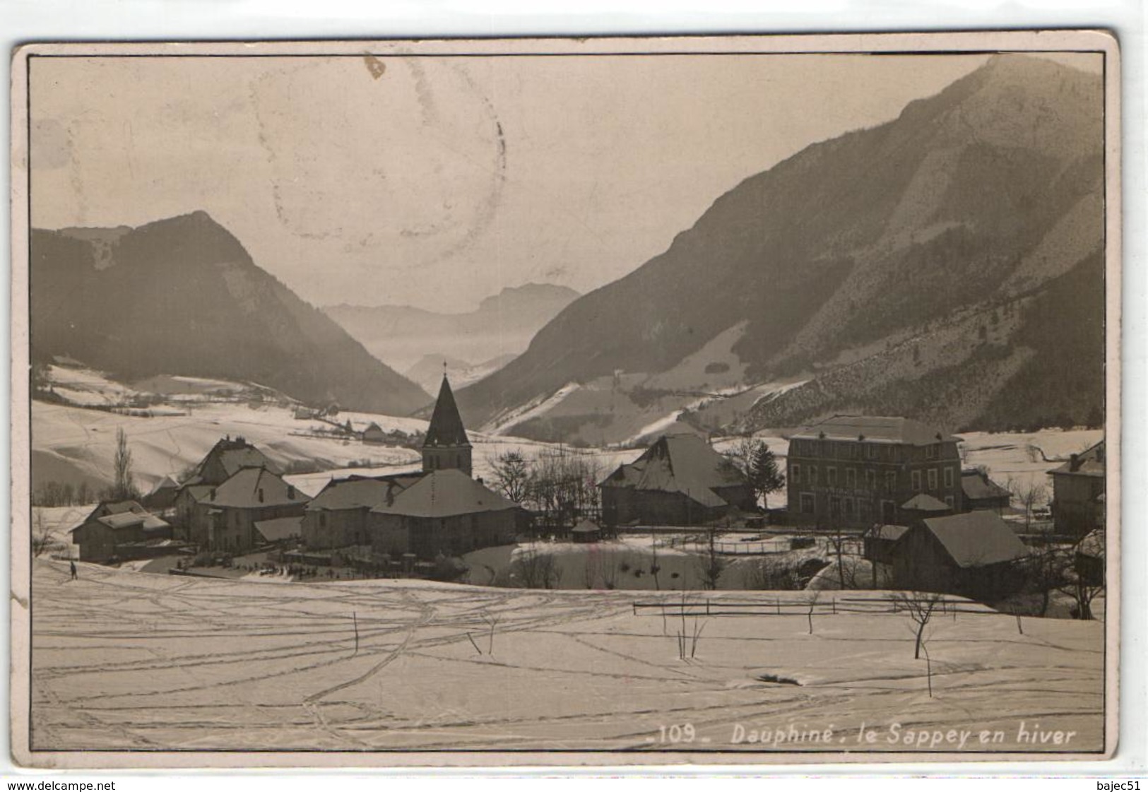 1 Cpa Dauphiné - Le Sappey En Hiver - Sonstige & Ohne Zuordnung