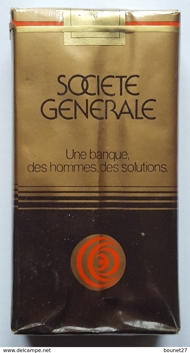 Paquet De Cigarette De La Banque SOCIÉTÉ GÉNÉRALE ROYALE Collection Scellé Non Ouvert Logo De 1969 Tabac Nicophile - Altri & Non Classificati
