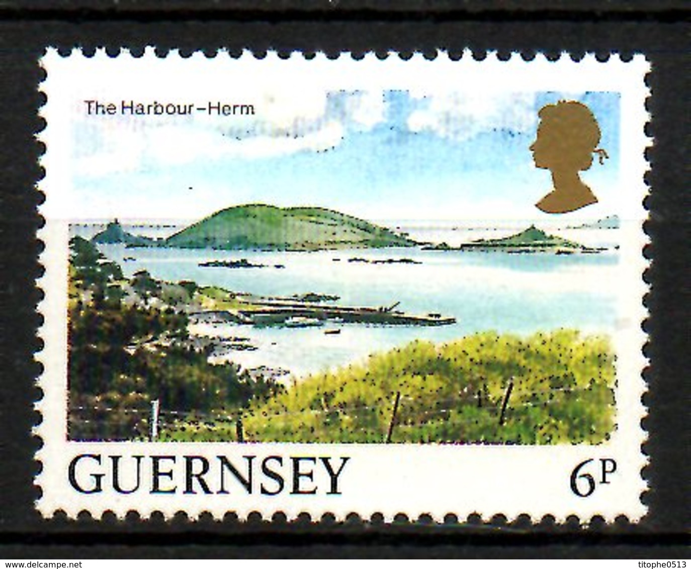 GUERNESEY. N°330 De 1985. Port De Herm. - Guernesey