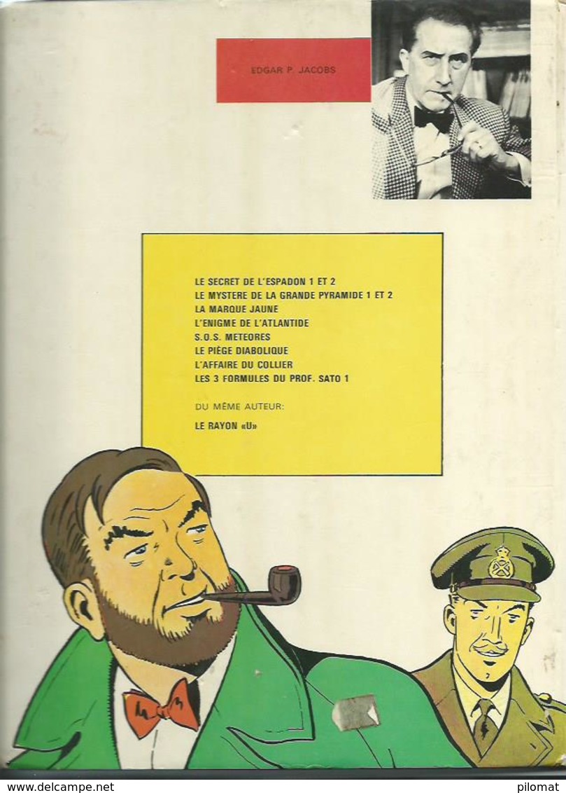 Blake Et Mortimer 8 Le Piège Diabolique  JACOBS  Edition Ancienne - Blake Et Mortimer