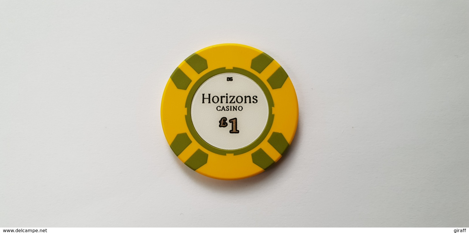 Horizons Casino London UK 1 GBP Casino Chip Jeton - Casino