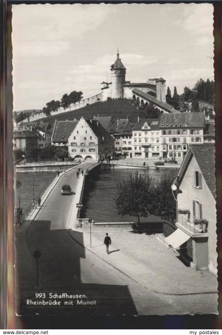 11282086 Schaffhausen SH Rheinbruecke Munot Schaffhausen - Autres & Non Classés