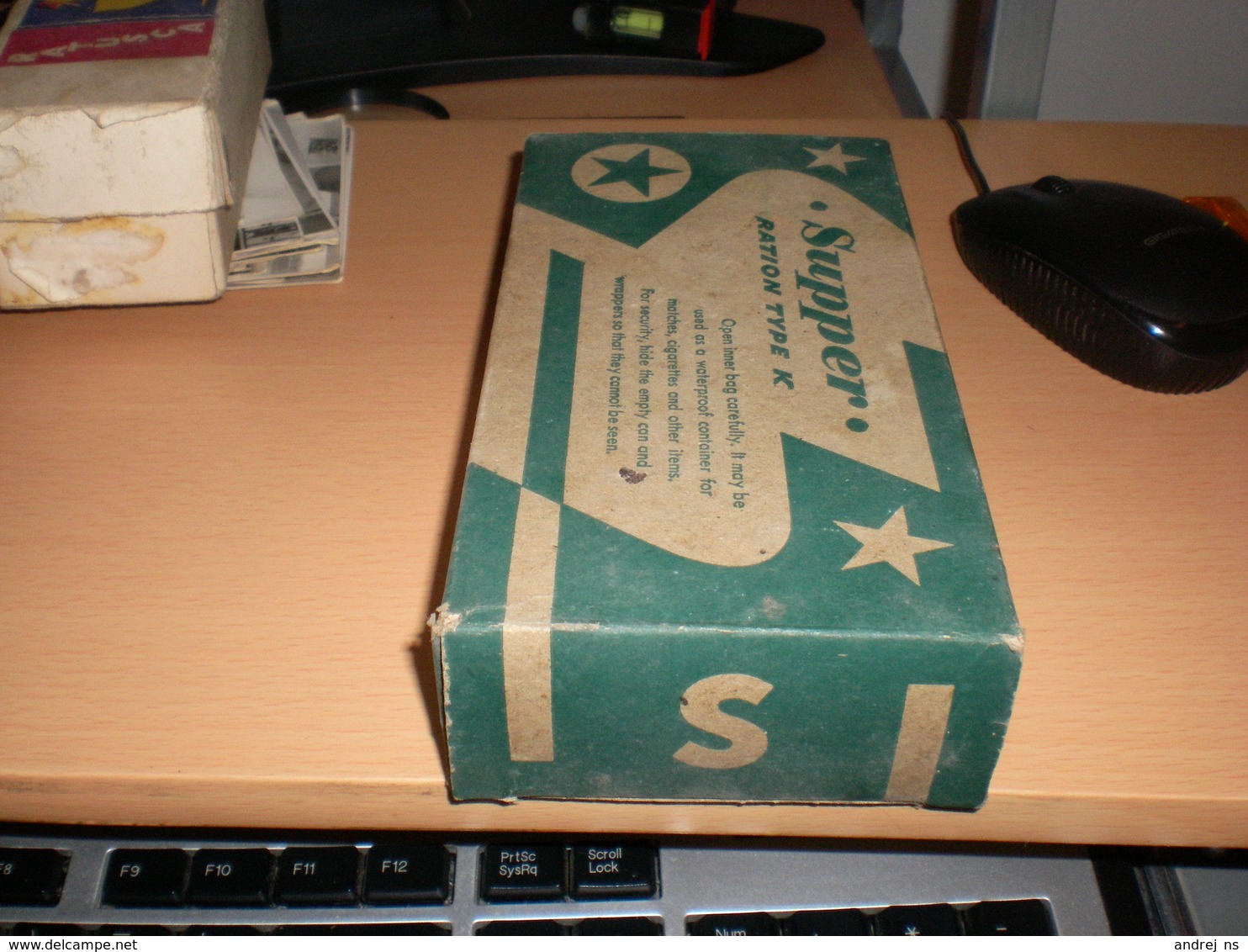 Supper Ration Type K Rackaged By H J Heinz Company Pittsburg Pa USA  Old Box Cardboard - Scatole/Bauli