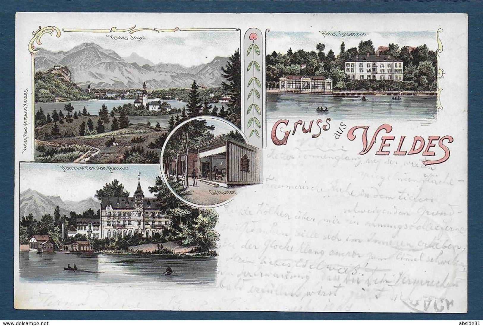 Gruss Aus  VELDES  1897 - 2 Scans - Slovénie