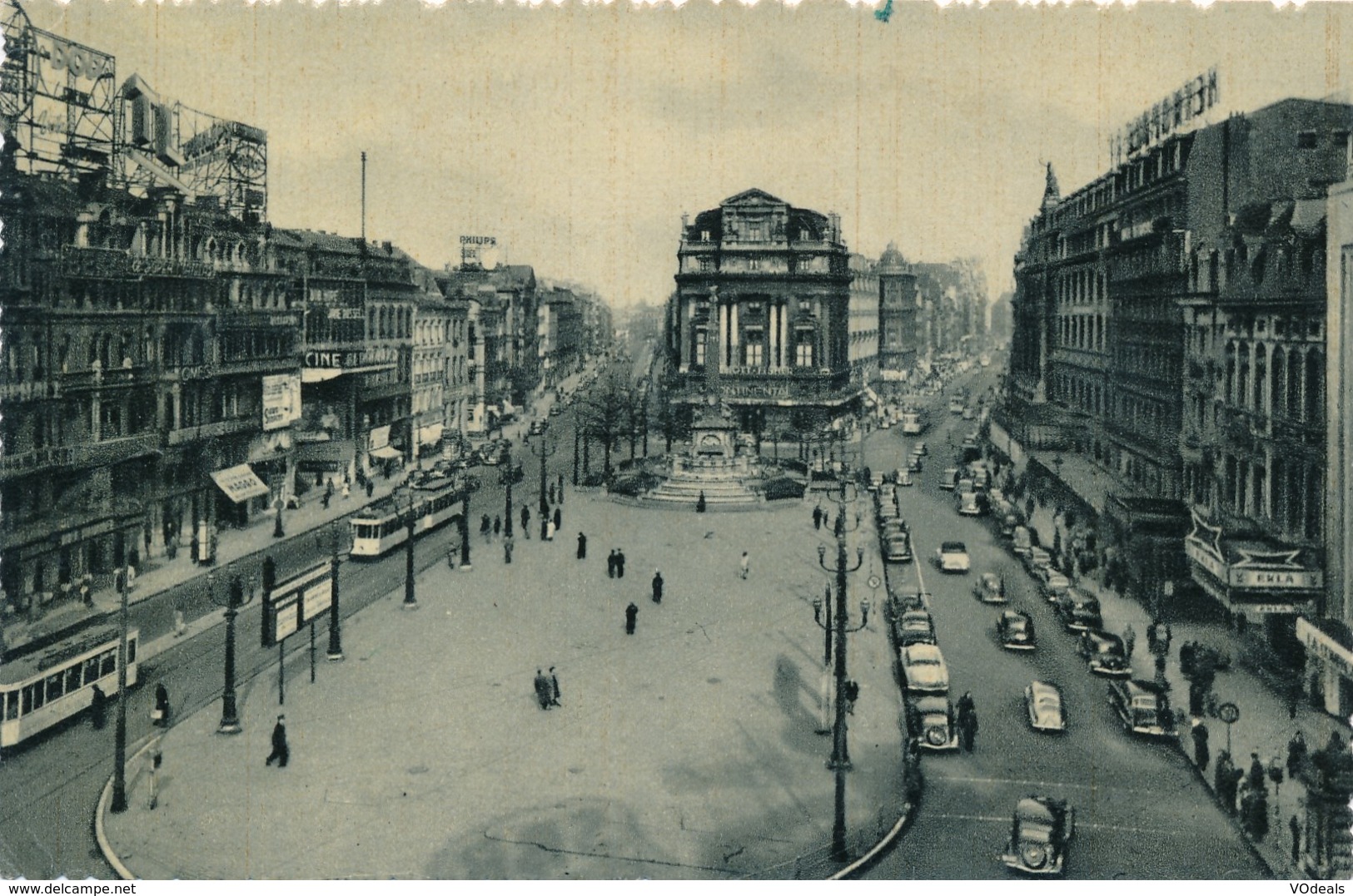 CPA - Belgique - Bruxelles - Brussels - La Place De Brouckère - Places, Squares