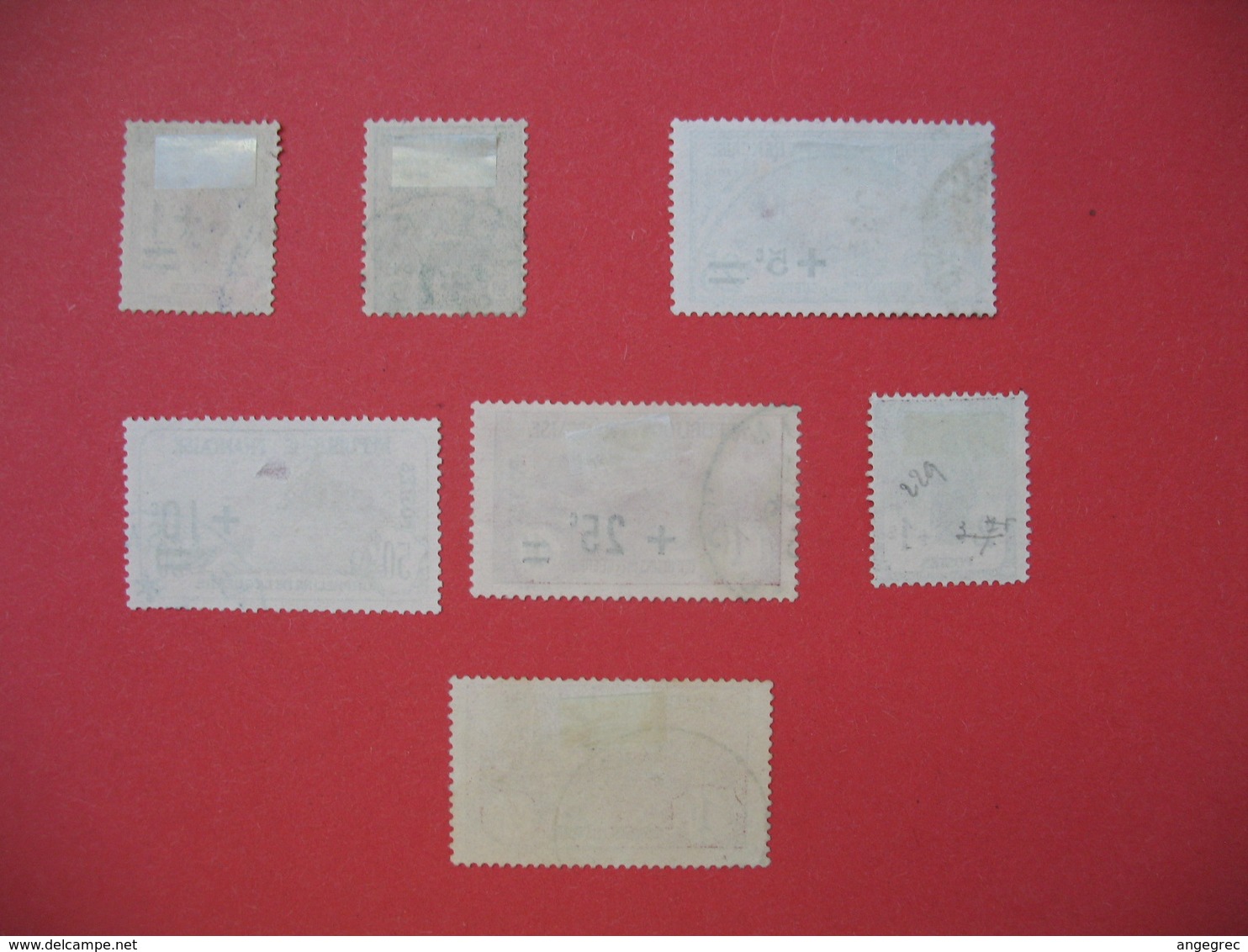 Lot Timbres  Profit Orphelin De Guerre   Oblitéré - Oblitérés