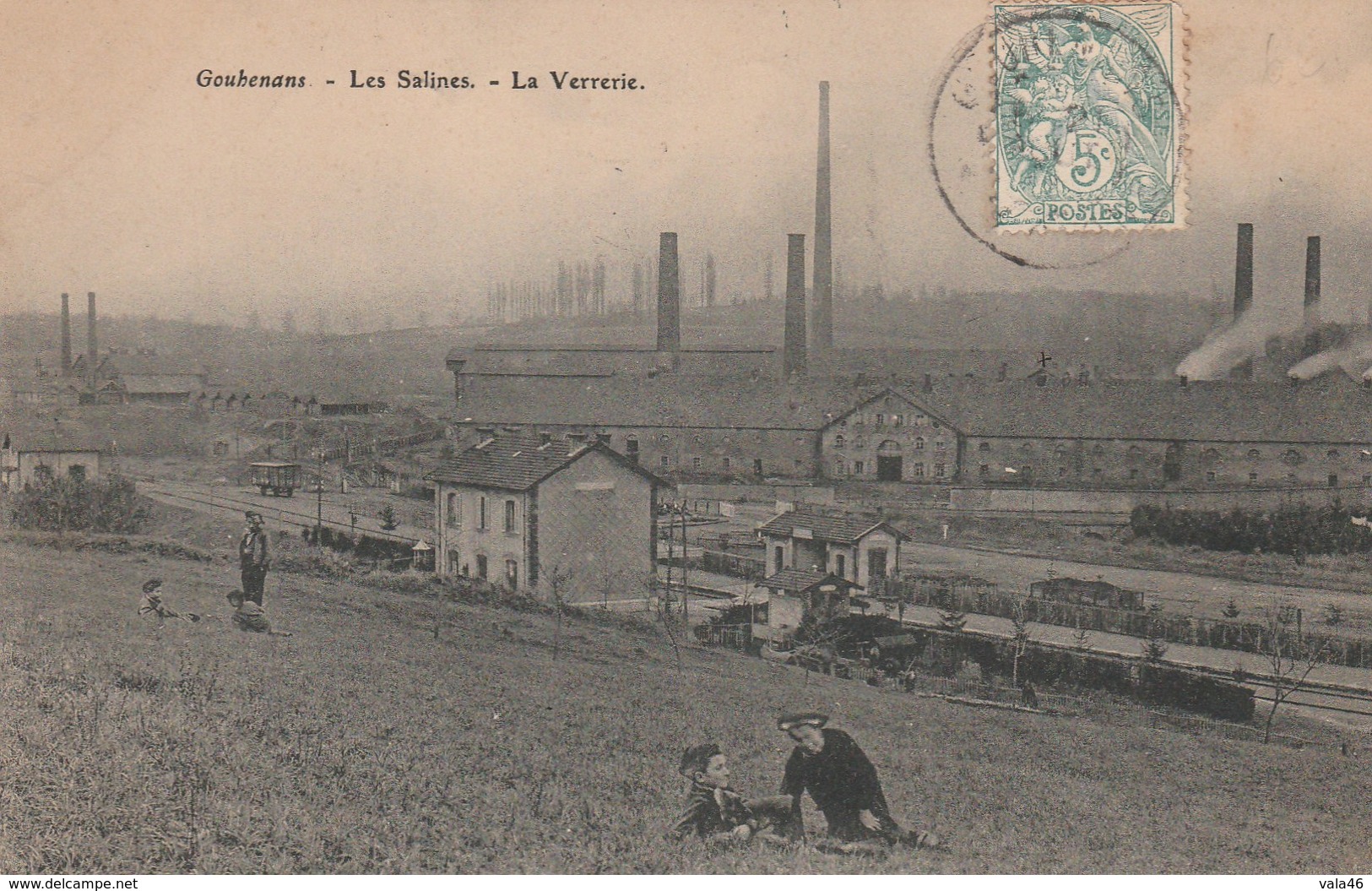 GOUHENANS -   HAUTE SAONE  70 -  CPA  LES  SALINES  LA VERRERIE - Autres & Non Classés