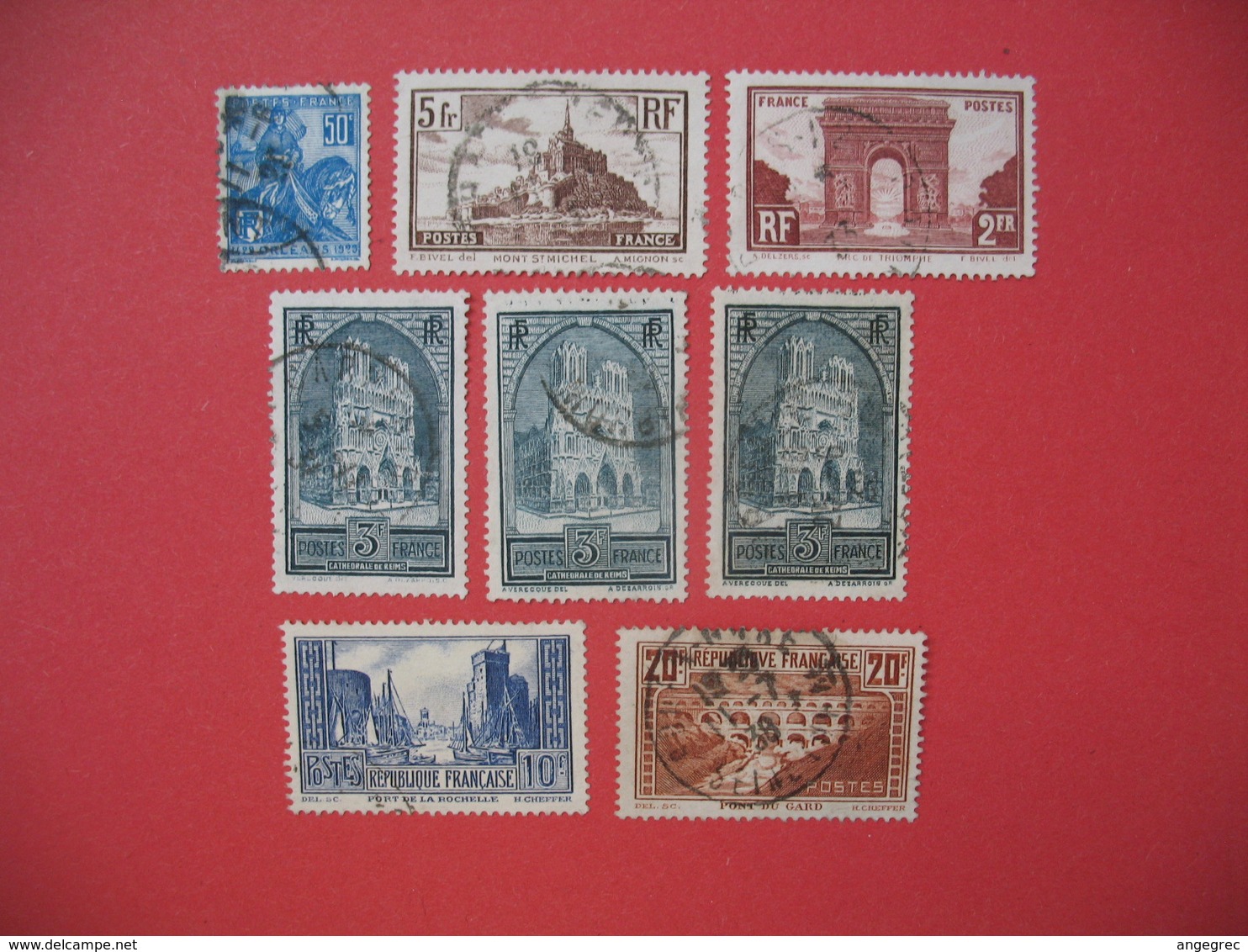 Lot Timbres  1929 à 1932    Oblitéré - Oblitérés