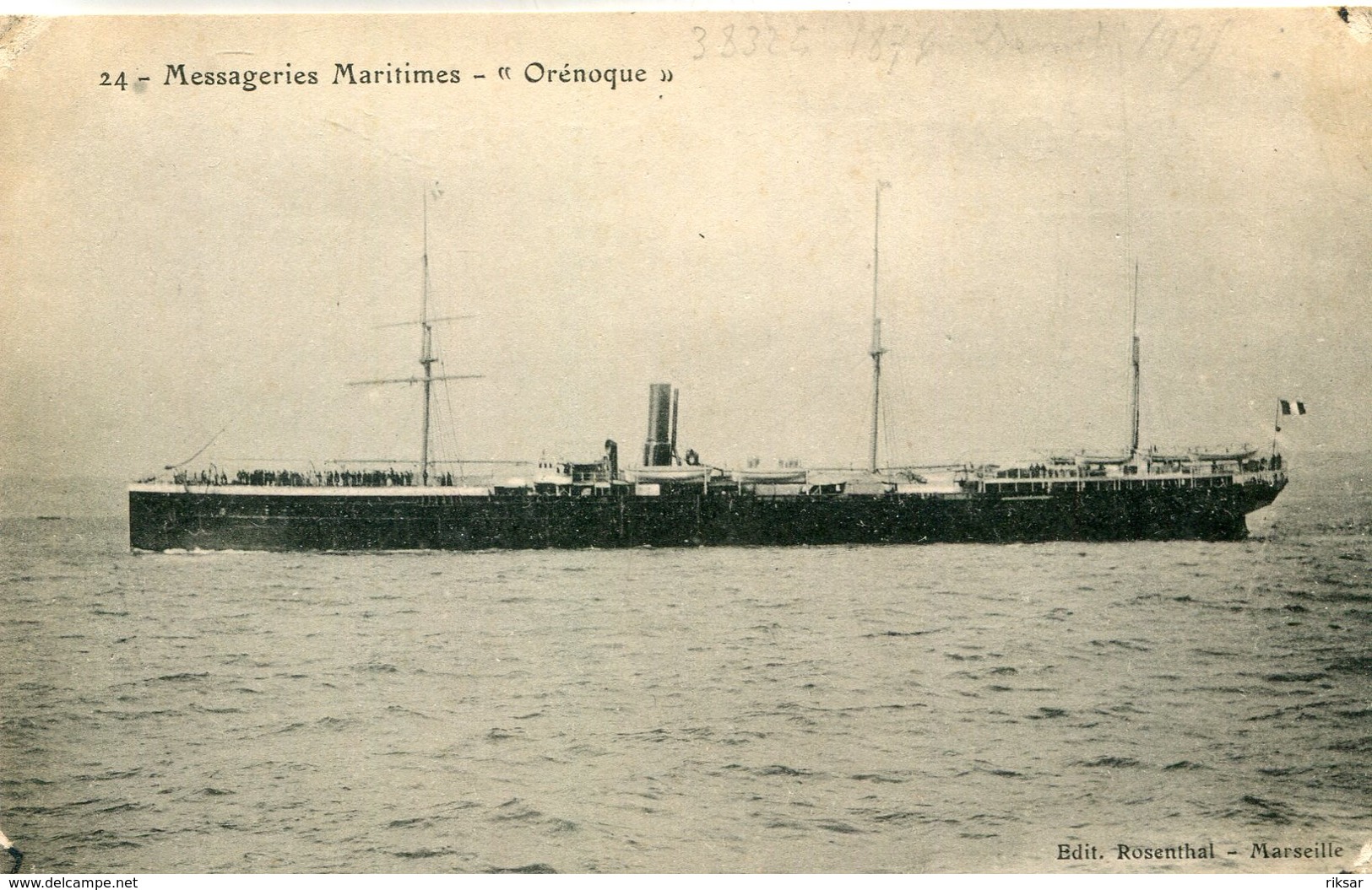 BATEAU PAQUEBOT ORENOQUE - Dampfer